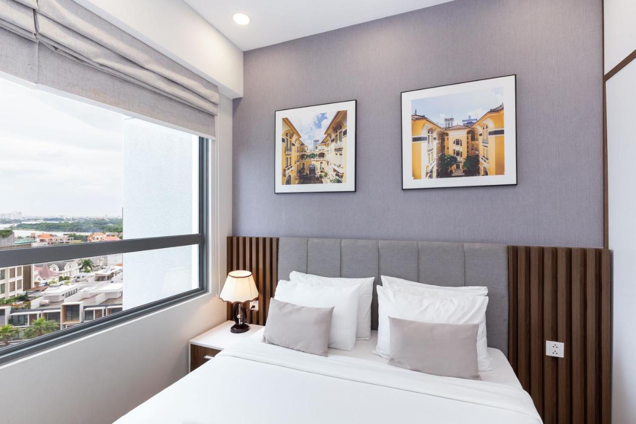 Blue Fingers Masteri An Phu Apartment Ho Şi Min Exterior foto